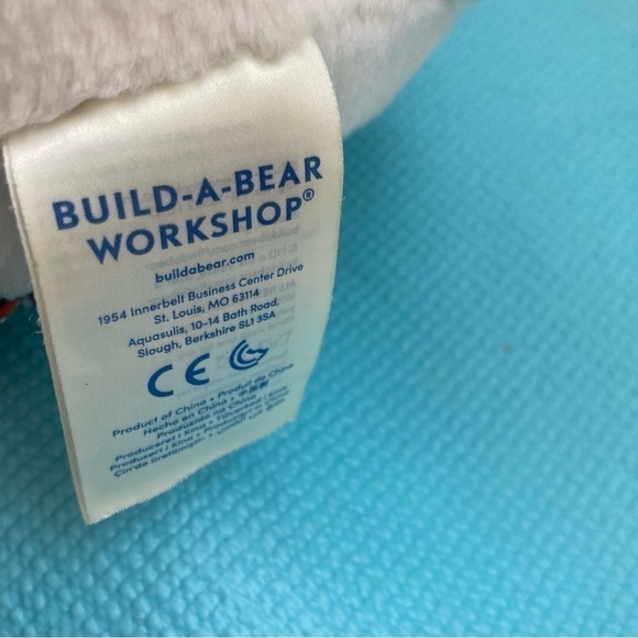 Build-A- Bear White and Black Puppy W/ Marvel Superhero Shorts - Picture 8 of 8